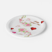 Moederdag voor papieren borden papieren bordje (Gekanteld)