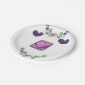 Moederdag voor papieren borden papieren bordje (Gekanteld)