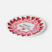 Moederdag voor papieren borden papieren bordje (Gekanteld)