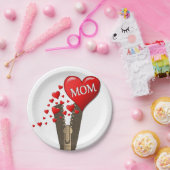 Moederdag voor papieren borden papieren bordje (Feest)