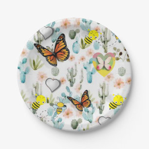 Moederdag voor papieren borden papieren bordje