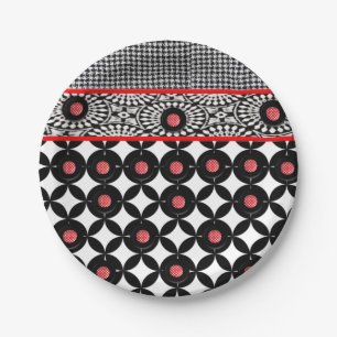 Moederdag voor papieren borden papieren bordje