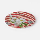 Moederdag voor papieren borden papieren bordje (Gekanteld)