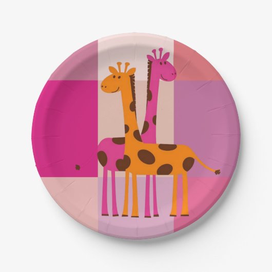 Moederdag voor papieren borden papieren bordje (Voorkant)