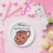 Moederdag voor papieren borden papieren bordje (Feest)