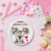 Moederdag voor papieren borden papieren bordje (Feest)