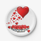 Moederdag voor papieren borden papieren bordje (Voorkant)