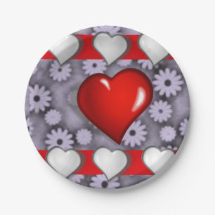 Moederdag voor papieren borden papieren bordje