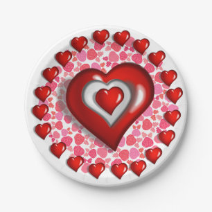 Moederdag voor papieren borden papieren bordje