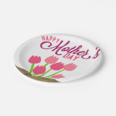 Moederdag voor papieren borden papieren bordje (Gekanteld)