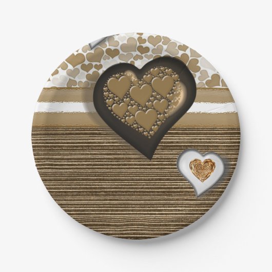 Moederdag voor papieren borden papieren bordje (Voorkant)