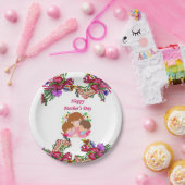 Moederdag voor papieren borden papieren bordje (Feest)