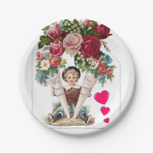 Moederdag voor papieren borden papieren bordje