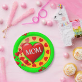 Moederdag voor papieren borden papieren bordje (Feest)