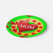 Moederdag voor papieren borden papieren bordje (Gekanteld)