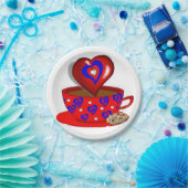 Moederdag voor papieren borden papieren bordje (Feest)