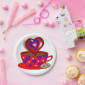 Moederdag voor papieren borden papieren bordje (Feest)