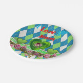 Moederdag voor papieren borden papieren bordje (Gekanteld)