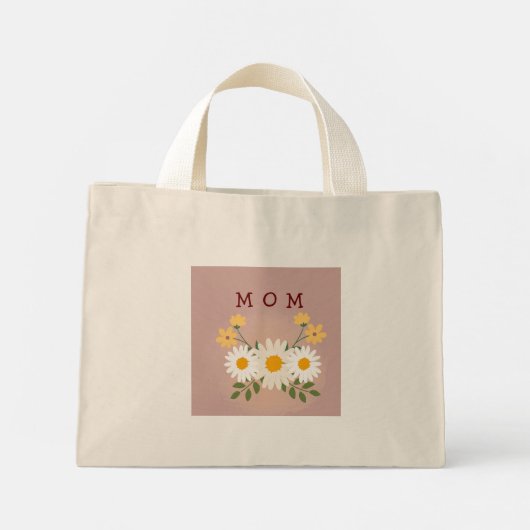 Moederdag voor persoonlijke Canvas tas (Achterkant)