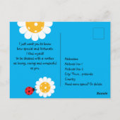 Moederdag voor Pickleball Mam, aangepaste kleur Briefkaart (Achterkant)