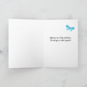 Moederdag Voor Tante met Bloemengrens Kaart (Binnen)