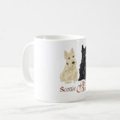 Moederdag voor Wheaten en Black Scotties Koffiemok (Voorkant links)