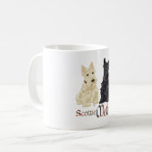 Moederdag voor Wheaten en Black Scotties Koffiemok (Voorkant links)