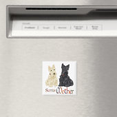 Moederdag voor Wheaten en Black Scotties Magneet (Insitu (Vaatwasser))