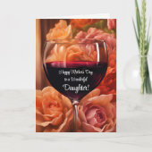 Moederdag voor Wonderful Daughter Humorous Kaart (Voorkant)