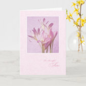 Moederdag voor zus kaart (Gele Bloem)