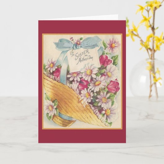  Moederdag voor zuster Kaart (Gele Bloem)