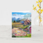 Moederdag Vouwkaart Kaart (Gele Bloem)