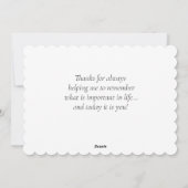 Moederdag vrachtwagenlading bloemen feestdagenkaart (Achterkant)