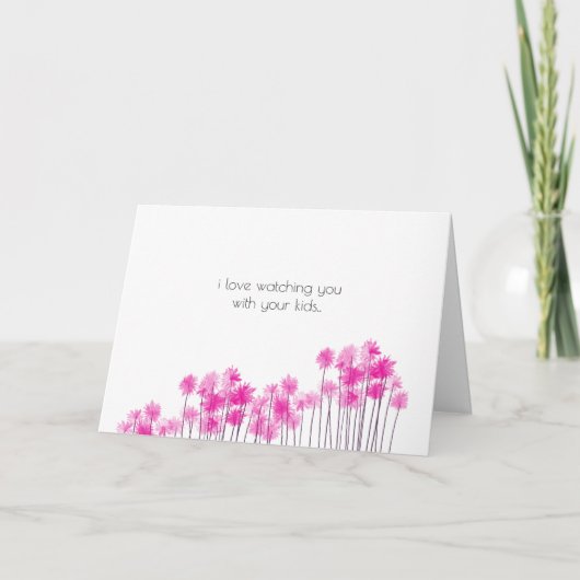 Moederdag vriend Ik hou van kijken naar II Kaart (Voorkant)