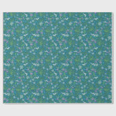 Moederdag Vroege lentbloemen Daffodil Crocus Cadeaupapier (Vlak)