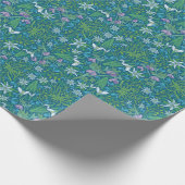 Moederdag Vroege lentbloemen Daffodil Crocus Cadeaupapier (Hoek)