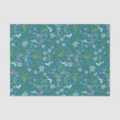 Moederdag Vroege lentbloemen Daffodil Crocus Tissuepapier (Voorkant)