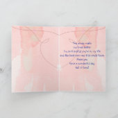 Moederdag vrouw met liefde Bluebird Garden Bird Kaart (Binnen)