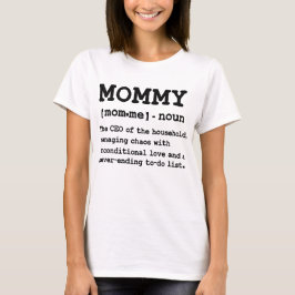 moederdag vrouwen Funny Moeder Definitie  T-shirt