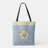 Moederdag vrouwen grappig citaat tote bag (Achterkant)