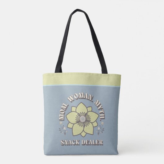 Moederdag vrouwen grappig citaat tote bag (Achterkant)