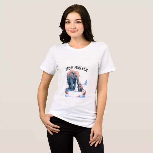 Moederdag vrouwen Tri-Blend shirt (Voorkant volledig)