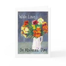 Moederdag WallblokWenskaart