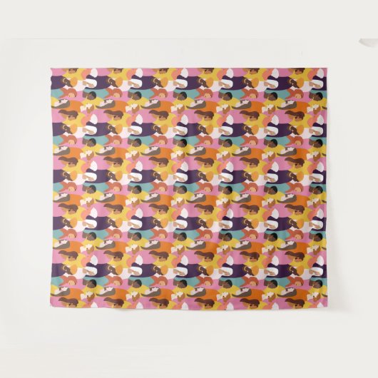 Moederdag Wandkleed (Voorkant (horizontaal))