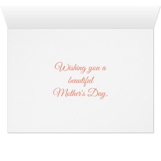 Moederdag wasberen Kaart (Binenzijde Horizontaal (Onderkant))