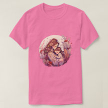Moederdag Watercolor Moeder T-shirt