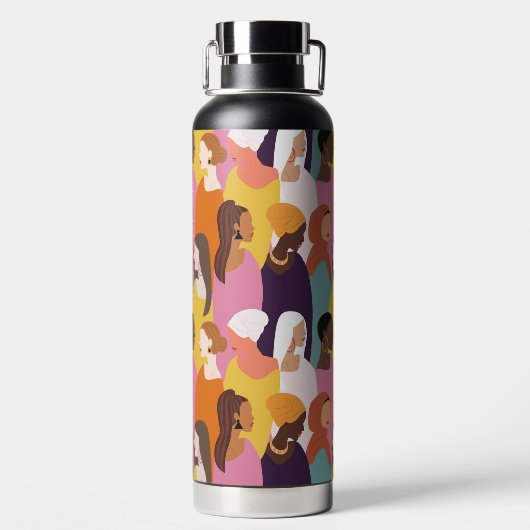 Moederdag-waterflacon Waterfles (Achterkant)