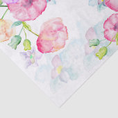 Moederdag Waterverf bloemen mam Word Art Tissuepapier (Detail)