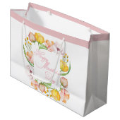 Moederdag waterverf floraal groot cadeauzakje (Voorkant Gekanteld)