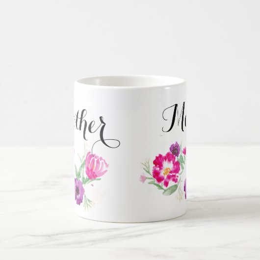 moederdag Waterverf Mok bloemen (Center)